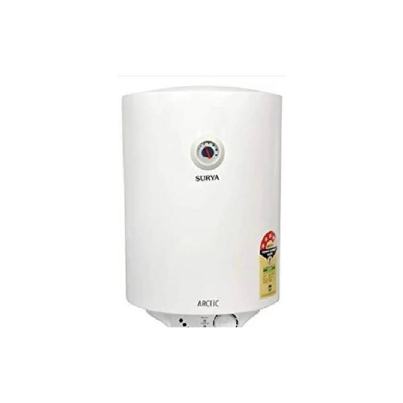 SURYA 10 L Storage Water Geyser (Artic, White) - SHATAK HOME APPLIANCES